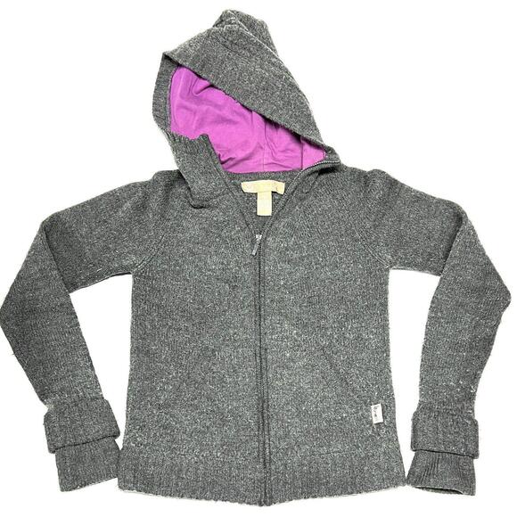 Stussy Y2K Skate Hoodie Full Zip Sweatshirt Women’s Sz S Wool Acrylic Hong Kong - Picture 1 of 15